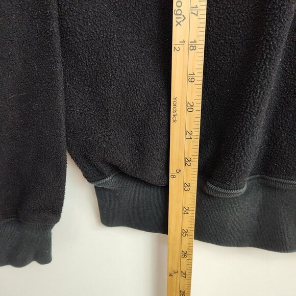 Polo Ralph Lauren 1/4-Zip Fleece Sweatshirt Men's S Black w/ Red Pullover Logo - Picture 5 of 8